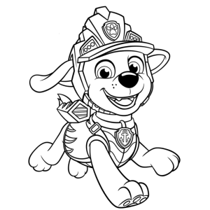 Colorindo com Zuma da Patrulha Canina