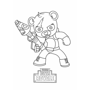 Colorindo o Aventureiro Cuddle Team Leader de Fortnite