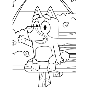 Colorindo Diversão com Bluey
