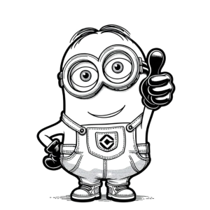 Colorindo o Divertido Minion em Ação