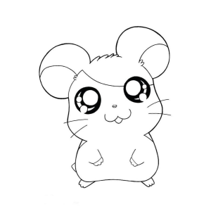 Colorindo a Doçura de um Hamster Kawaii