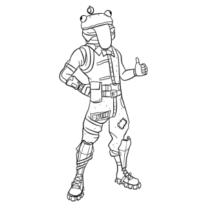 Colorindo o Divertido Durr Burger de Fortnite