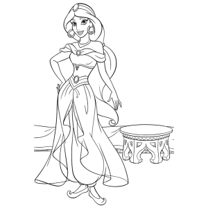 Colorindo a Elegância de Jasmine