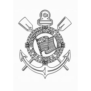 Colorindo o Escudo do Corinthians