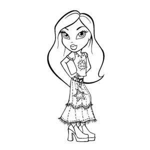 Colorindo Estilo Bratz