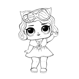 Colorindo o Estilo Glamouroso das LOL Surprise