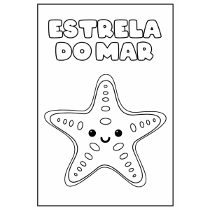 Colorindo a Estrela do Mar!