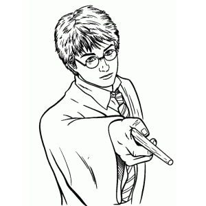 Colorindo o Feiticeiro de Hogwarts