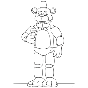 Colorindo Freddy Fazbear: A Estrela de FNAF