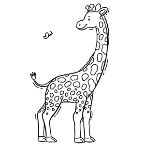 Colorindo a Girafa Encantada