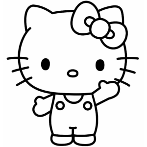 Colorindo a Graciosa Hello Kitty