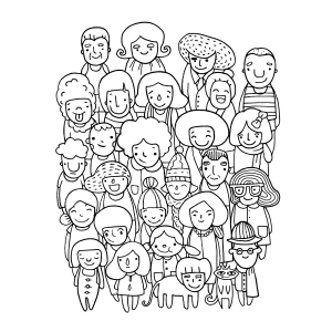 Colorindo a Grande Família Diversa