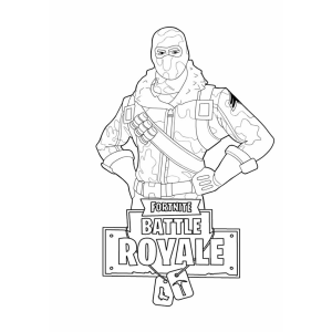 Colorindo o Guerreiro de Fortnite