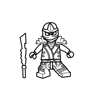 Colorindo o Guerreiro Ninja LEGO