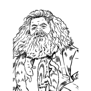 Colorindo Hagrid e Seus Mistérios Mágicos