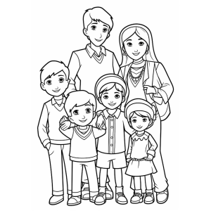 Colorindo Laços Familiares