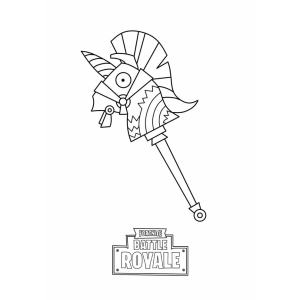 Colorindo a Llama Pickaxe de Fortnite