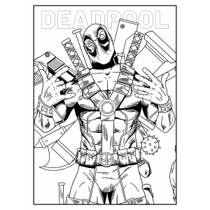 Colorindo a Loucura do Deadpool
