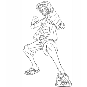 Colorindo Luffy: O Pirata Destemido