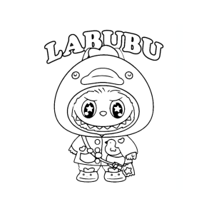 Colorindo a Magia de Labubu