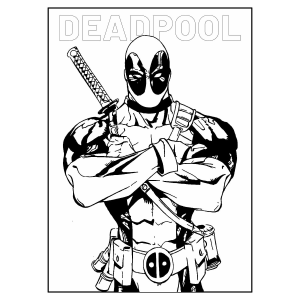 Colorindo o Mercenário: Deadpool em Ação