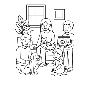 Colorindo Momentos de Alegria em Família