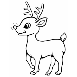 Colorindo o Nariz Iluminado de Rudolph