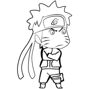 Colorindo Naruto em Sua Expressão Icônica