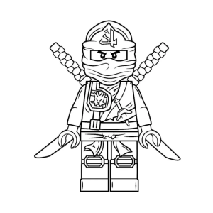 Colorindo o Ninja LEGO Ninjago