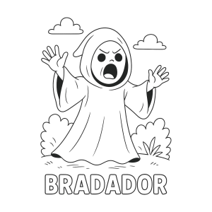 Colorindo o Bradador