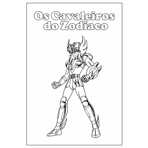 Colorindo o Cavaleiro de Pegasus
