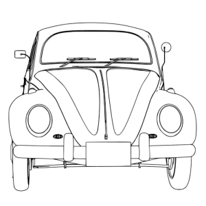 Colorindo o Clássico Fusca