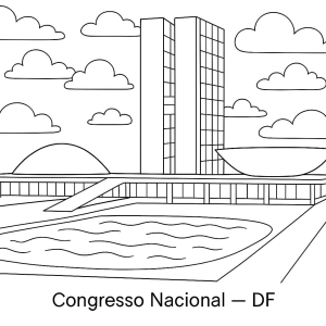 Colorindo o Congresso Nacional