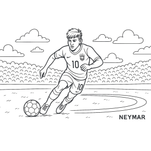 Colorindo o Craque Neymar