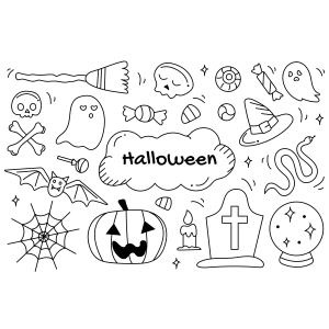 Colorindo o Encanto do Halloween