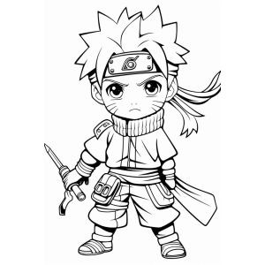 Colorindo o Espírito Ninja de Naruto