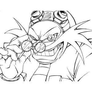 Colorindo o Genial Dr. Eggman