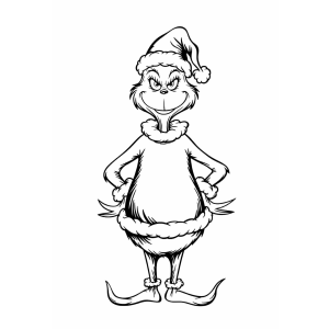 Colorindo o Grinch Natalino