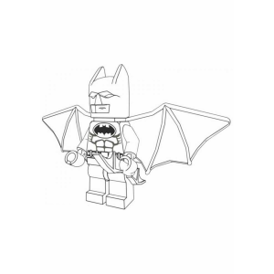 Colorindo o Herói Voador LEGO Batman