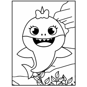 Colorindo o Mundo de Baby Shark