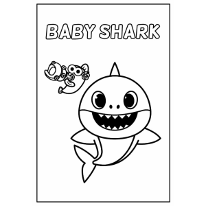 Colorindo o Mundo Submarino com Baby Shark
