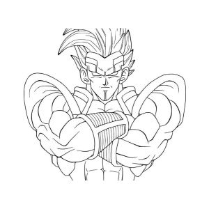 Colorindo o Poderoso Vegeta