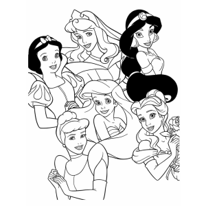 Colorindo as Princesas Encantadas