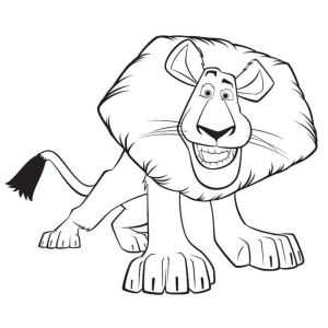 Colorindo o Rei da Selva Animado