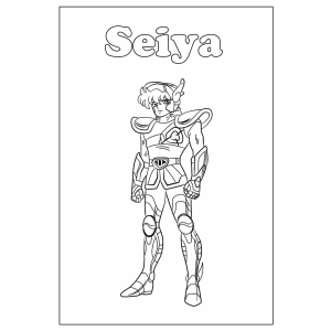 Colorindo Seiya: O Cavaleiro de Pégaso