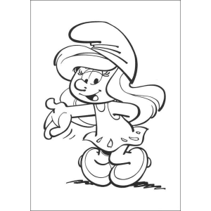 Colorindo a Smurfette: A Magia dos Smurfs