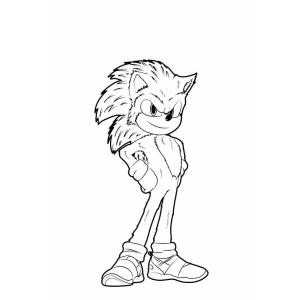 Colorindo Sonic, o Ouriço Veloz