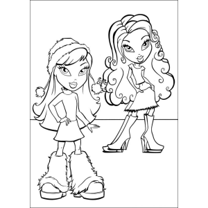 Dê Cores às Estilosas Bratz