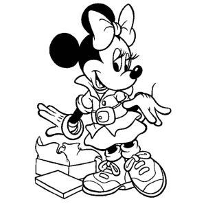 Dê Vida à Minnie Mouse com Cores Vibrantes