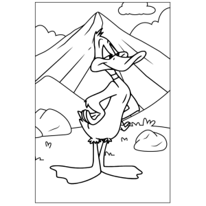 Divirta-se Colorindo o Pato Engraçado